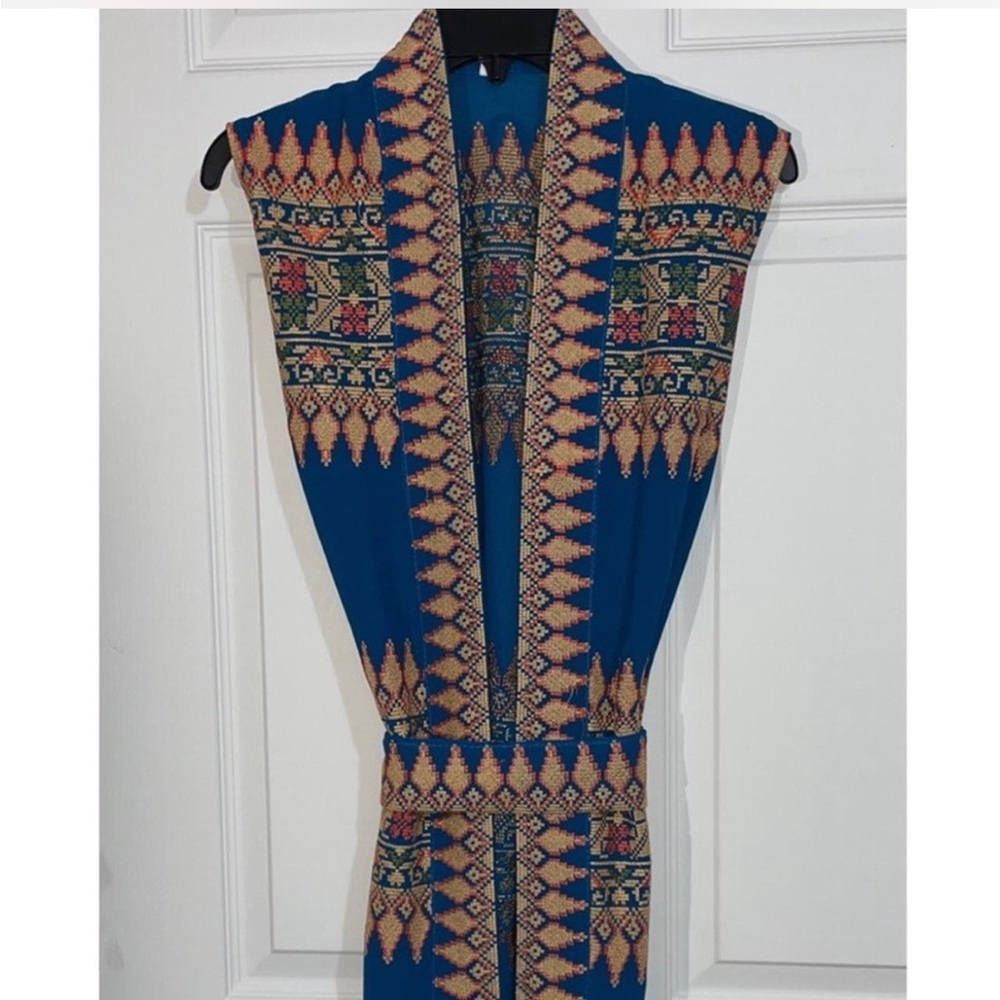 🚫Sold🚫 Tatrez embroidered Palestinian abaya modest Eid dress Ramadan caftan